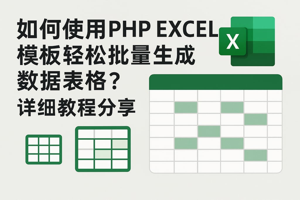 如何使用php excel模板轻松批量生成数据表格？详细教程分享